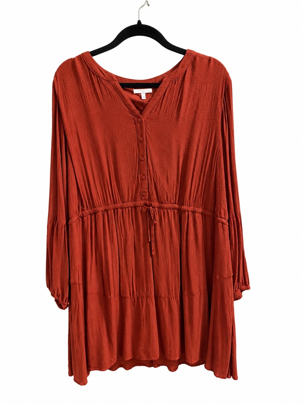 Maurice’s Rust Button-Front long sleeve dress size 2